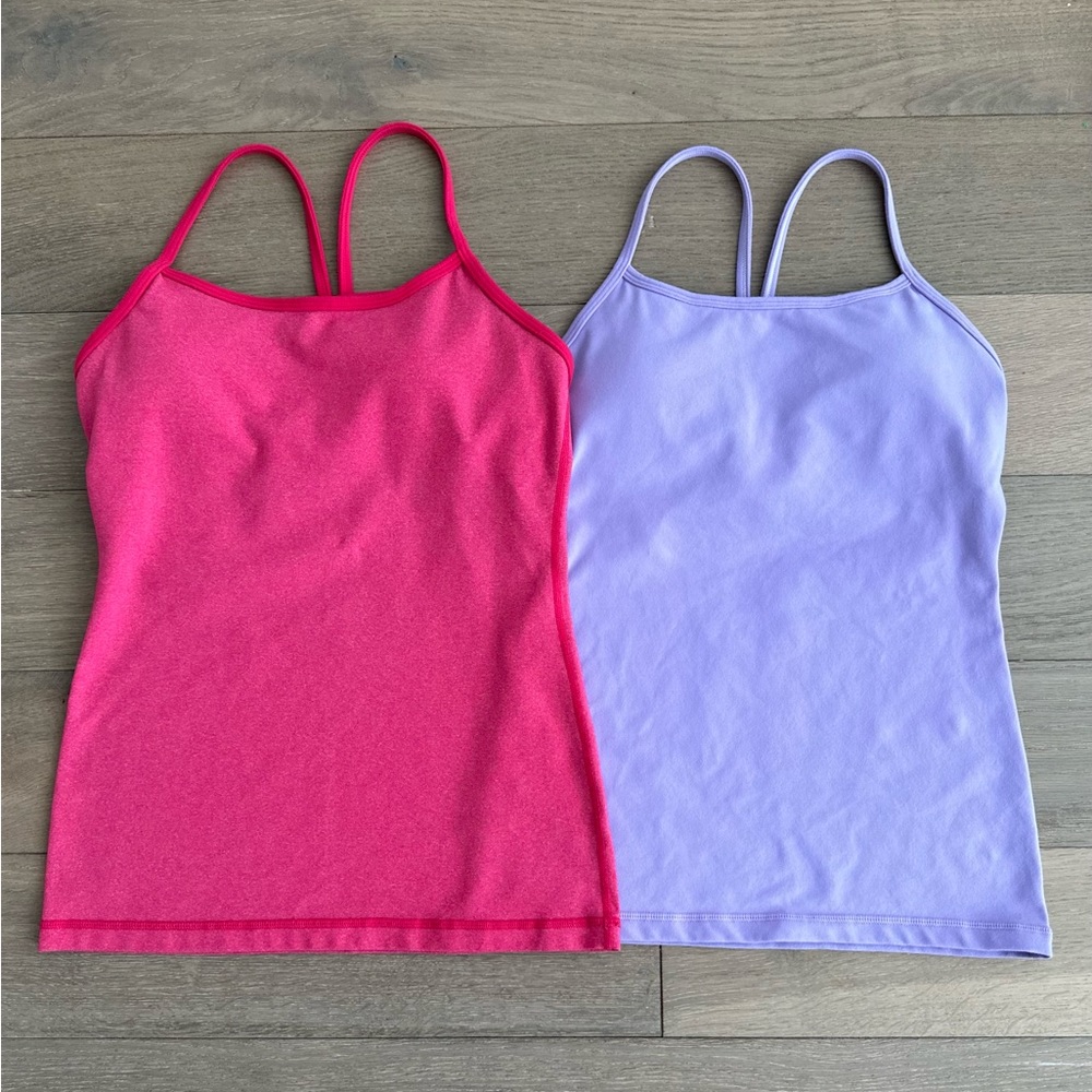 Lululemon 2pc Power Y Tank bundle